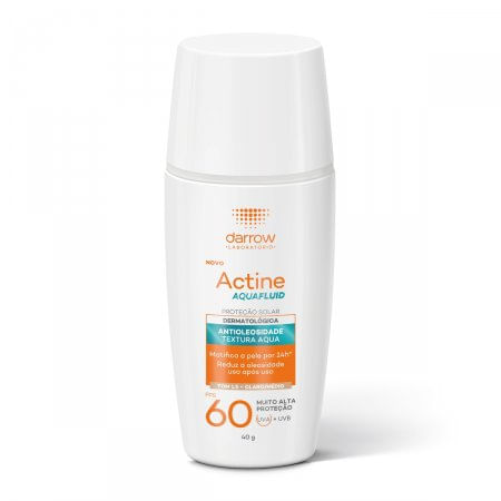 Protetor Solar Actine Aqua Fluid FPS60 Com Cor - 40g
