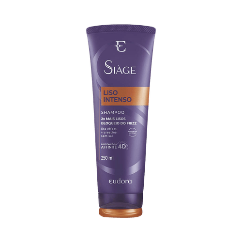Shampoo Siàge Liso Intenso - Eudora 250ml
