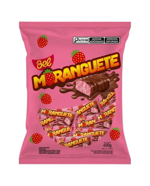 Pacote de Bombom Moranguete - 450g