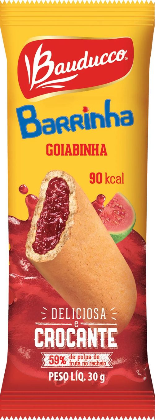 Biscoito Bauducco Barrinha Goiaba - 30g