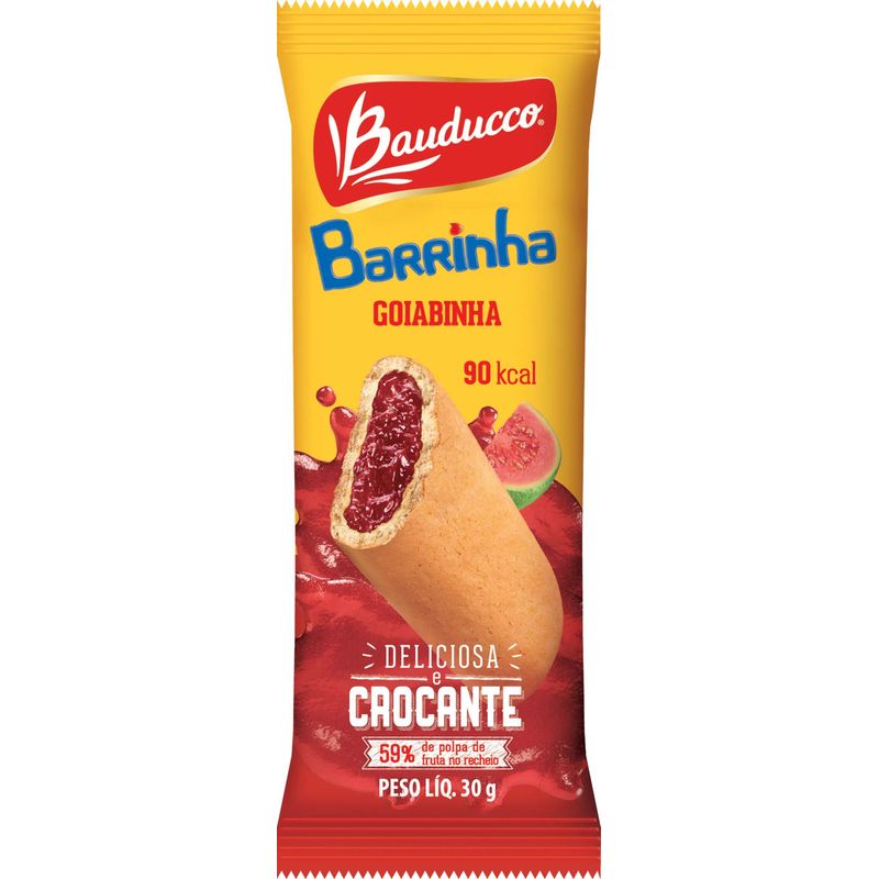 Biscoito Bauducco Barrinha Goiaba - 30g