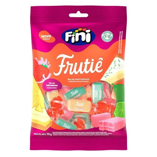Bala Gelatinosa Fini Mix de Sobremesa Frutiê - 70g