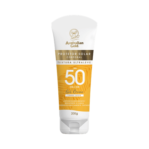 Protetor Solar Australian Gold Gel Creme FPS50 - 200g