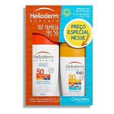 Kit Helioderm FPS50 200ml + Kids FPS50 120ml