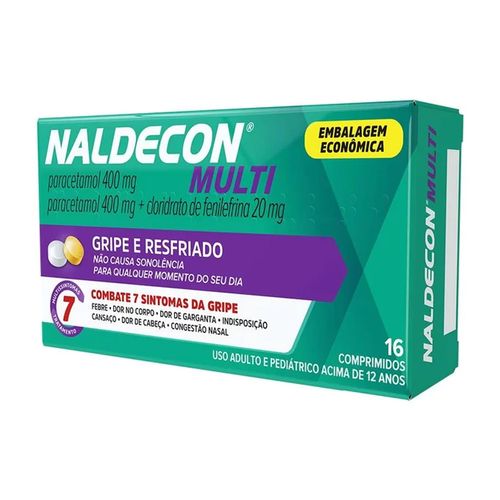 Naldecon Multi com 16 Unidades - Reckitt Benckiser