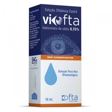 Viofta 0,15% Solução Oftálmica 10ml - Legrand