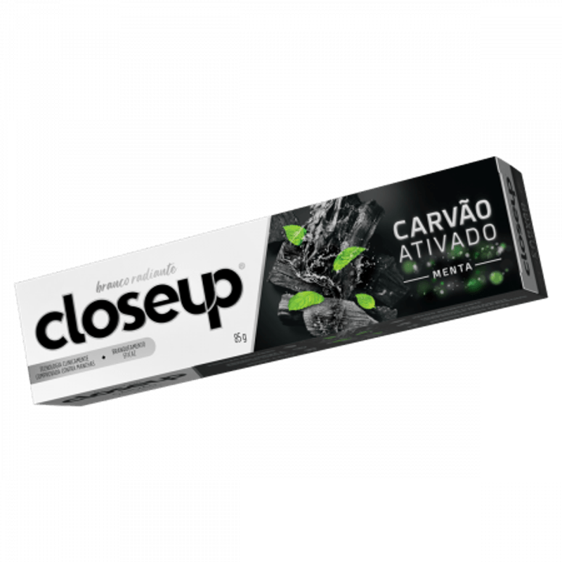 Creme Dental Close-Up Carvão Ativado Menta - 85g