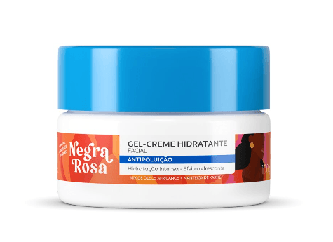 Gel Creme Hidratante Facial Negra Rosa - 100g