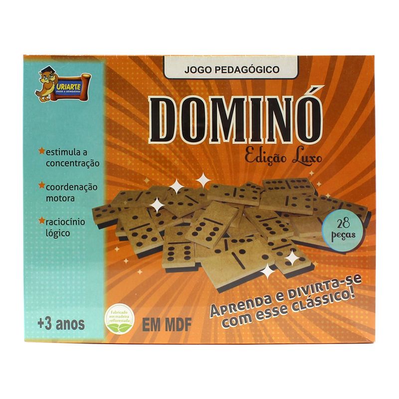 Brinquedo Dominó Luxo - Uriarte