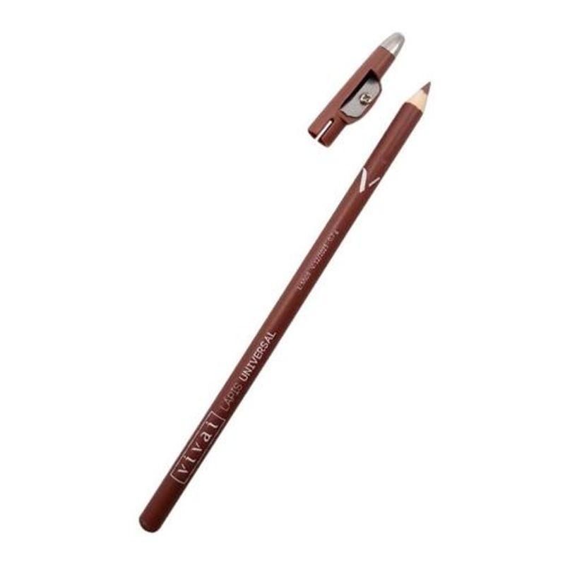 Lápis de Olho Com Apontador Cor Marrom - Vivai