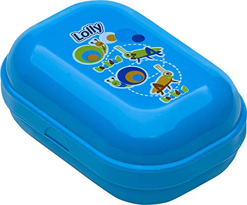 Saboneteira Lolly Tip com Desenho Azul BL 7141