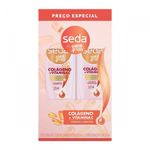 Kit Seda Shampoo 325ml + Condicionador 325ml Colágeno + Vitaminas