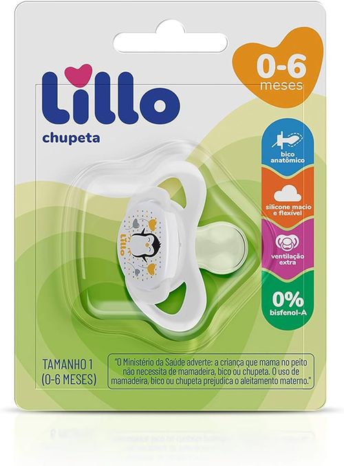 Chupeta Design Primeiros Passos 6+ Meses - Lillo