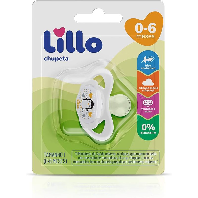 Chupeta Design Primeiros Passos 6+ Meses - Lillo