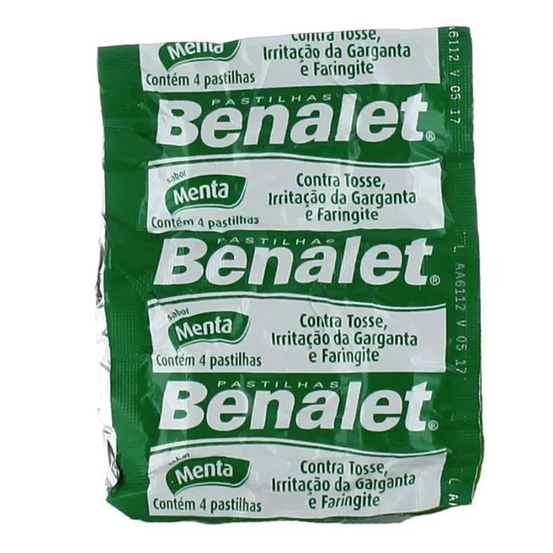 Benalt Menta com 4 Pastilhas - JJ OTC