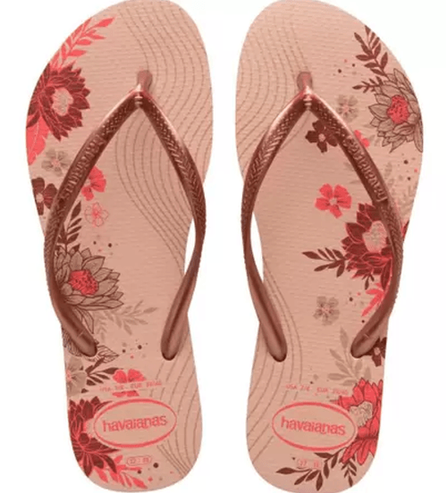 Chinelo Havaianas Top Animals Ballet Rose/Rose - 33/34