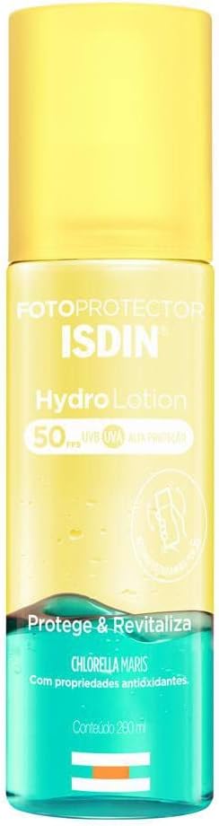 Protetor Solar Bifásico Isdin HydroLotion FPS50+ - 200ml