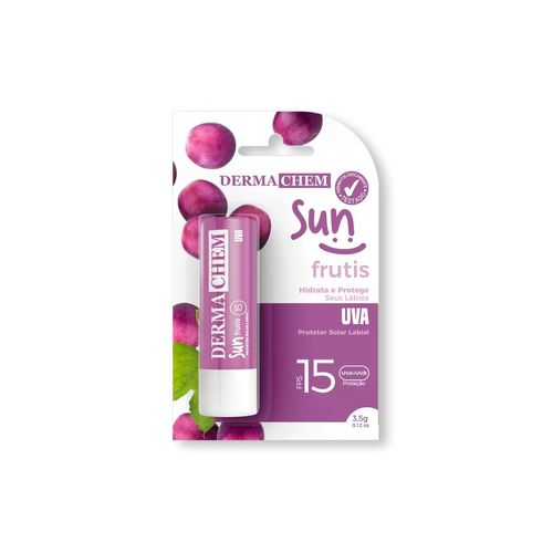 Protetor Labial Dermachem Sabor Uva - Sun FPS 15