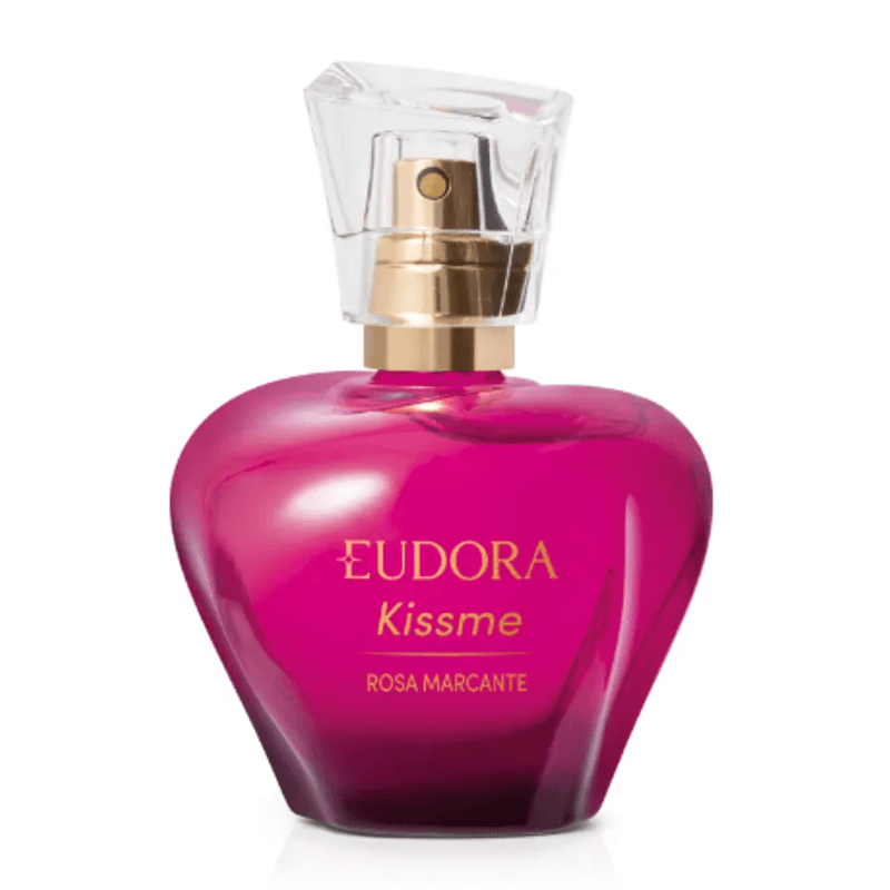 Colônia Eudora Kiss Me Rosa Marcante 50ml