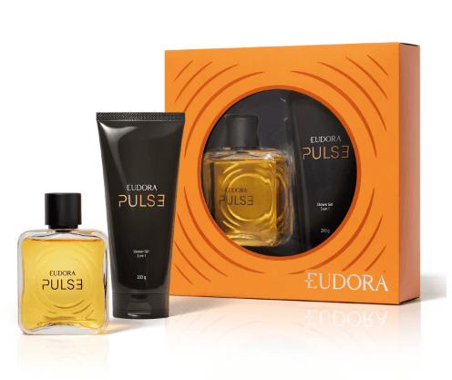 Kit Eudora Colônia Pulse 100ml + Shower Gel 3 em 1 - 200g