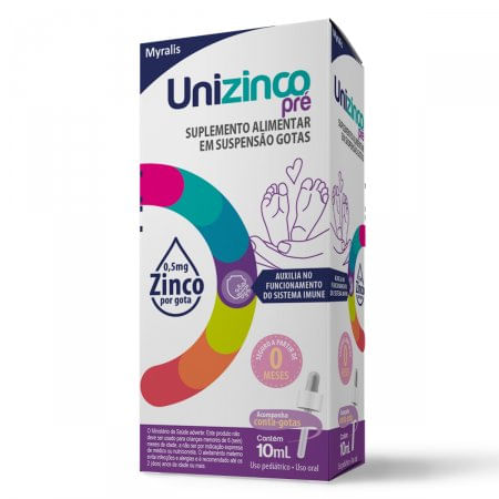 Unizinco Pré com 10ml - Myralis