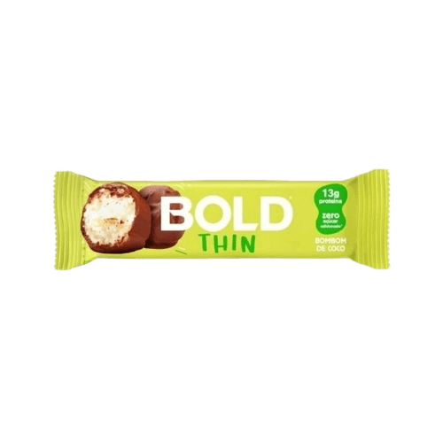 Barra de Proteína Bold Thin - Bombom de Coco 40g