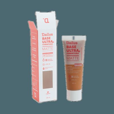 Base Líquida Dailus Ultra Cobertura - Cor 9 Escuro