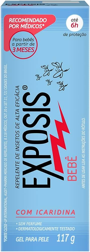 Repelente Exposis Gel Baby - 117ml