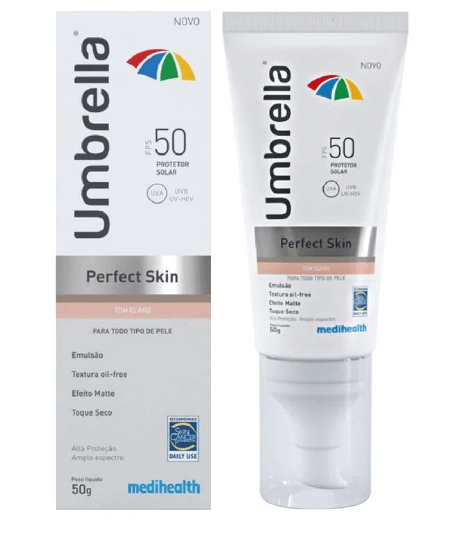 Protetor Solar Umbrella Perfect Skin Tom Claro FPS50 - 50g