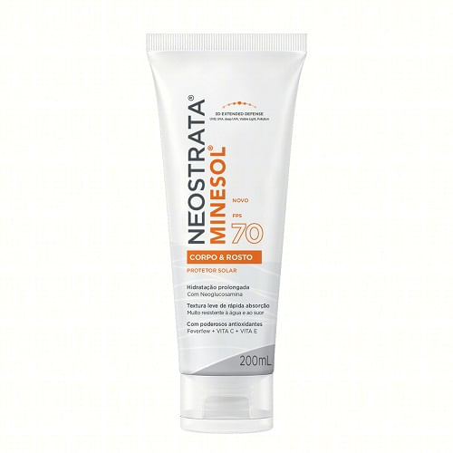 Protetor Solar Neostrata Minesol Rosto e Corpo FPS70 - 200ml