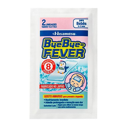 Adesivo Bye Bye Fever Bebê com 2 Unidades - Hisamtisu