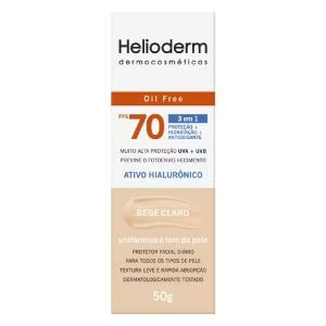 Helioderm Facial FPS70 Bege Claro 50g