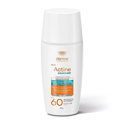 Protetor Solar Actine Aqua Fluid FPS60 Sem Cor - 40g