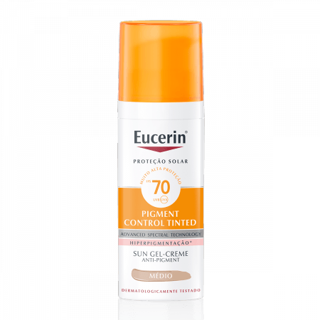 Protetor Solar Eucerin Pigment Médio FPS70 - 50g