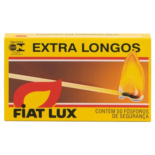 Fosforo Fiat Lux Extra Longo com 50 Unidades