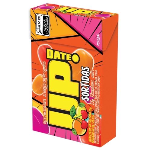 Balas Mastigáveis Up Date Frutas Sortidas 34g