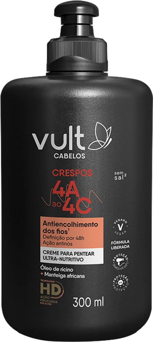 Creme Vult para Pentear Crespos -  300ml