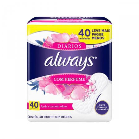 PROT DIARIO ALWAYS S/PERF C/80 UNID LV+PG-