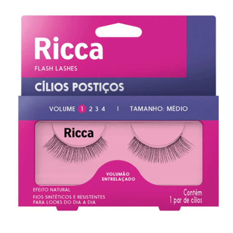 Cílios Postiços Volumão Ricca - 302
