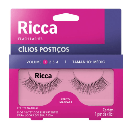 Cílios Postiços Efeito Máscara Ricca - 303