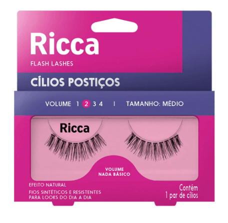 Cílios Postiços Volume Nada Básico Ricca - 305