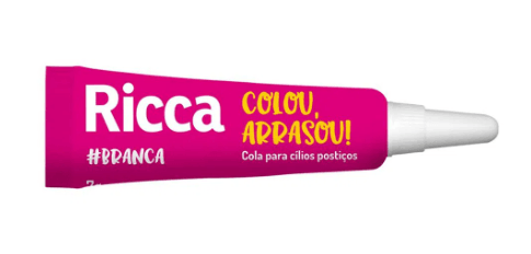 Cola para Cílios Postiços Branca - Ricca