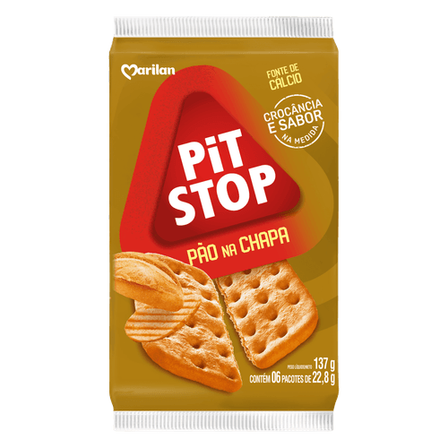 Biscoito Marilan Pit Stop Pão na Chapa - 137g
