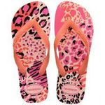 Chinelo Havaianas Top Animals Ballet Rose/Rose - 39/40
