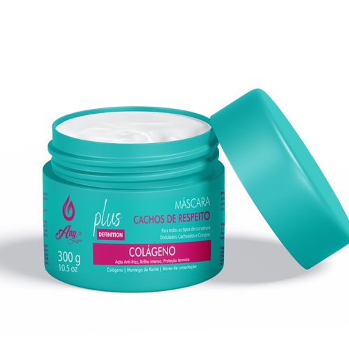 Máscara Capilar Cachos de Respeito 300g - AnyLiss