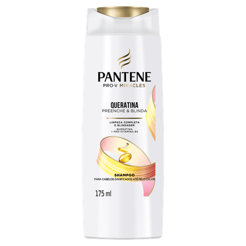 Shampoo Pantene Pro-V Miracles Queratina Preenche & Blinda 175ml
