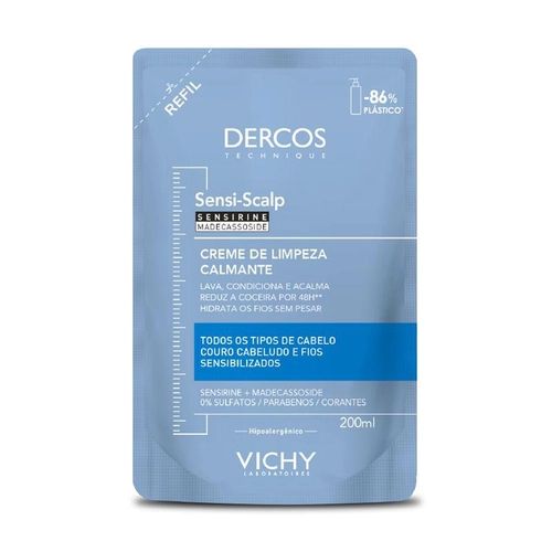 Creme de Limpeza Dercos Sensi Scalp Refil - 200ml