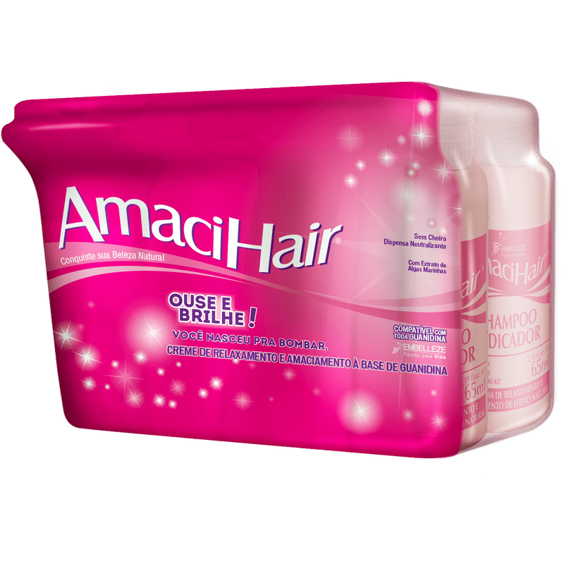 Creme Relaxante AmaciHair Ouse e Brilhe - 200g