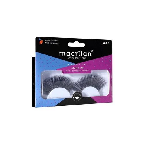 Cílios Postiços Macrilan Efeito 7D - CL9-1