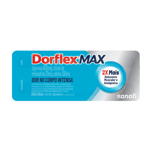 Dorflex Max com 4 Comprimidos - Sanofi